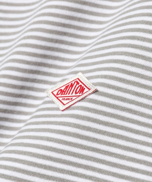Ray BEAMS(レイビームス)の「DANTON / ボーダー ショートスリーブ Tシャツ(Tシャツ/カットソー・レディース・グレー×ホワイト/ネイビー系/レッド系その他・S)」の17枚目の写真