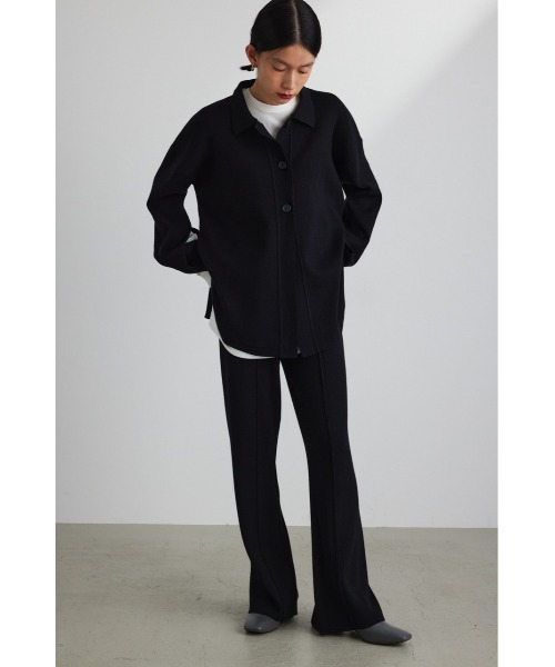 ¥7,150 STYLEMIXER センターシームニットパンツM（BLK） STYLEMIXER センターシームニットパンツ BLK -ファッション通販