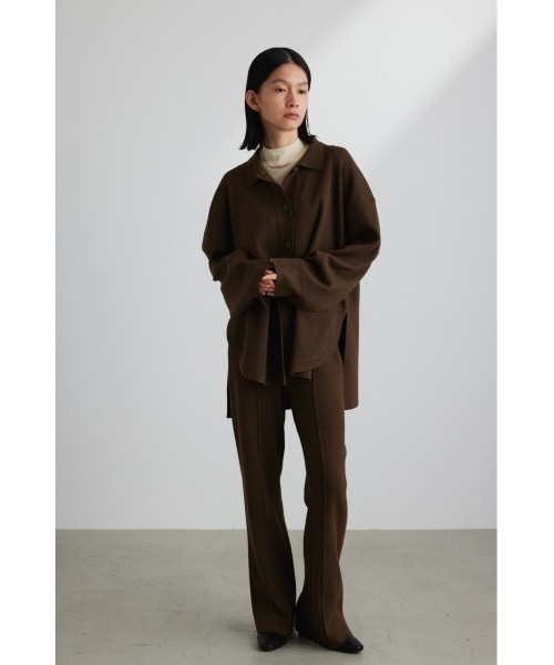 ¥7,150 STYLEMIXER センターシームニットパンツM（BLK） STYLEMIXER センターシームニットパンツ BLK -ファッション通販