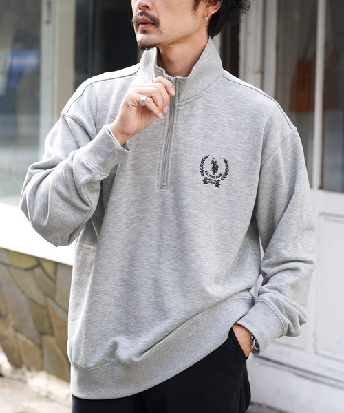 U.S. POLO ASSN.(ユーエスポロアッスン)の「US.POLO ASSN. ユーエスポロアッスン / ブランド別注ハーフジップ スウェット トレーナー(スウェット・メンズ・ホワイト系その他/グレー系その他2/グレー系その他3/グレー系その他4/グリーン系その他/グリーン系その他2/ブルー系その他/ブラック系その他2/グレー系その他/ブルー系その他2/ブラック系その他/ホワイト系その他2・MEDIUM/LARGE)」の8枚目の写真