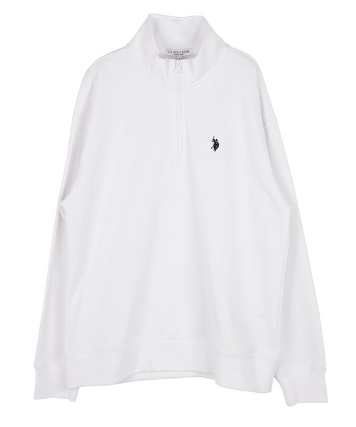 U.S. POLO ASSN.(ユーエスポロアッスン)の「US.POLO ASSN. ユーエスポロアッスン / ブランド別注ハーフジップ スウェット トレーナー(スウェット・メンズ・ホワイト系その他/グレー系その他2/グレー系その他3/グレー系その他4/グリーン系その他/グリーン系その他2/ブルー系その他/ブラック系その他2/グレー系その他/ブルー系その他2/ブラック系その他/ホワイト系その他2・MEDIUM/LARGE)」の13枚目の写真