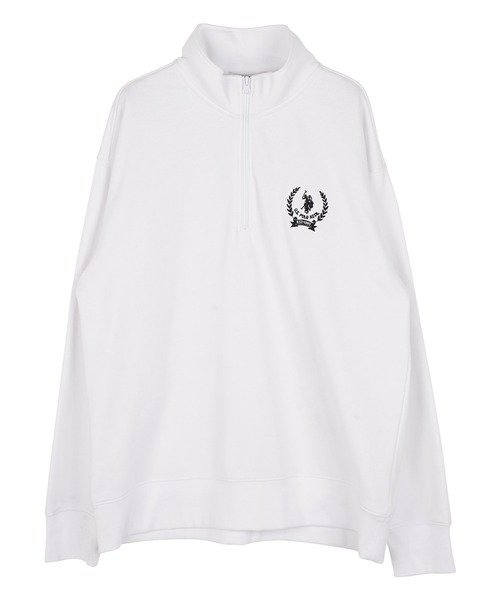 U.S. POLO ASSN.(ユーエスポロアッスン)の「US.POLO ASSN. ユーエスポロアッスン / ブランド別注ハーフジップ スウェット トレーナー(スウェット・メンズ・ホワイト系その他/グレー系その他2/グレー系その他3/グレー系その他4/グリーン系その他/グリーン系その他2/ブルー系その他/ブラック系その他2/グレー系その他/ブルー系その他2/ブラック系その他/ホワイト系その他2・MEDIUM/LARGE)」の15枚目の写真