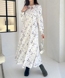 OLIVE des OLIVE（オリーブデオリーブ）の「【WEB限定カラー有】デコルテ開きフレアワンピース　1031090050（ワンピース）」