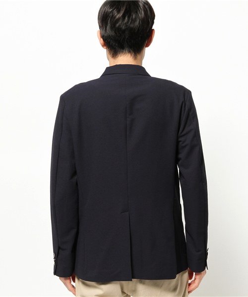 EDIFICE（エディフィス）の「◇ポリエステル サッカー 2Bジャケット（その他アウター・メンズ・ネイビー・48/50/44/46）」の4枚目の写真