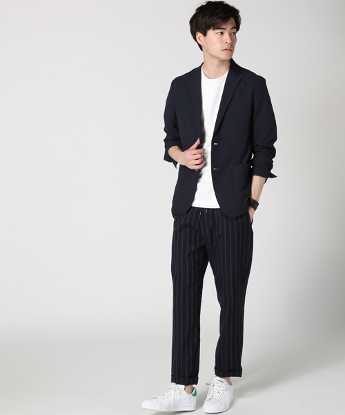 EDIFICE（エディフィス）の「◇ポリエステル サッカー 2Bジャケット（その他アウター・メンズ・ネイビー・48/50/44/46）」の15枚目の写真