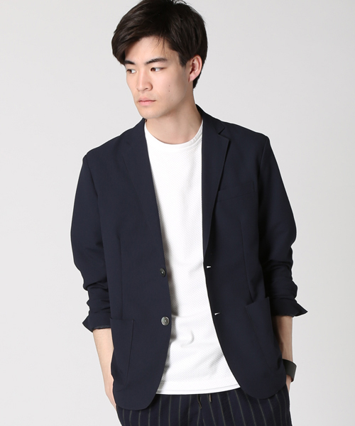 EDIFICE（エディフィス）の「◇ポリエステル サッカー 2Bジャケット（その他アウター・メンズ・ネイビー・48/50/44/46）」の16枚目の写真