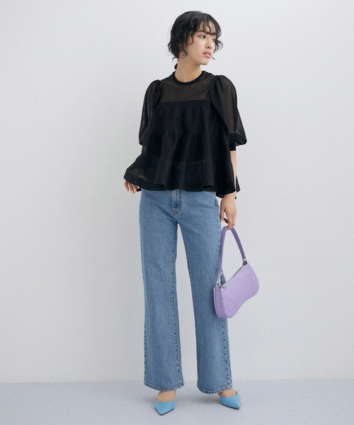 ROLLA'S（ローラス）の「【ROLLA'S】 EASTCOAST FLARE ANKLE（デニムパンツ・レディース・ブルー・27/26/25）」の3枚目の写真