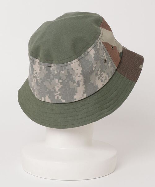 DL HEADWEAR（ディーエルヘッドウェア）の「DL Headwear Desire Bucket Hat  Veteran Collection  (CAMOUFLAGE) / ディーエル ヘッドウェア デザイア バケットハット  ベテラン コレクション （ハット・メンズ・カモフラージュ・ONE SIZE）」の2枚目の写真