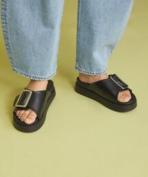 CITEN | ＜CITEN＞ヒュージバックル サンダル(サンダル)