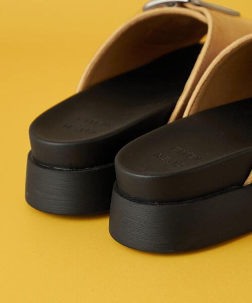 CITEN(シテン)の「<CITEN>ヒュージバックル サンダル(サンダル・レディース・ブラック/シャーベット/ベージュ/ホワイト・S/M/L)」の19枚目の写真