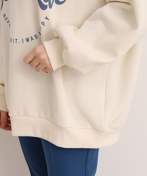 Cutie Blonde(キューティーブロンド)の「◆ロゴスウェット(スウェット・レディース・ホワイト系3/チャコール/ライトパープル/ネイビー系・00)」の22枚目の写真