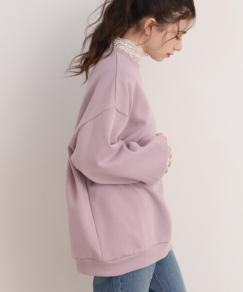 Cutie Blonde(キューティーブロンド)の「◆ロゴスウェット(スウェット・レディース・ホワイト系3/チャコール/ライトパープル/ネイビー系・00)」の15枚目の写真