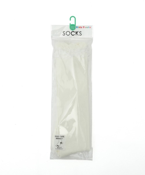 ROPE' PICNIC(ロペピクニック)の「【KIDS】入卒ロングソックス(ソックス/靴下・キッズ・ホワイト・L/M)」の6枚目の写真