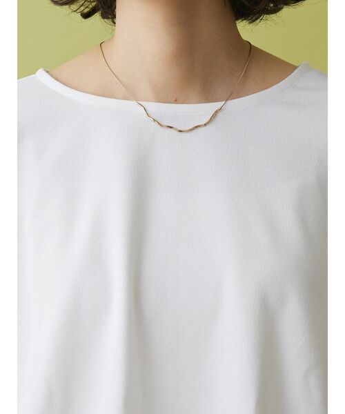 CRAFT STANDARD BOUTIQUE（クラフトスタンダードブティック）の「8分袖丈ウエストタックオールインワン（ワンピース・レディース・ネイビー/ブラック・M/L）」の8枚目の写真