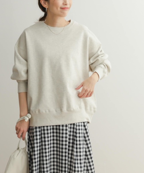 URBAN RESEARCH DOORS（アーバンリサーチドアーズ）の「スウェットクルーネックプルオーバー（スウェット・レディース・ピンク/グレー系その他/チャコールグレー・MEDIUM）」の20枚目の写真