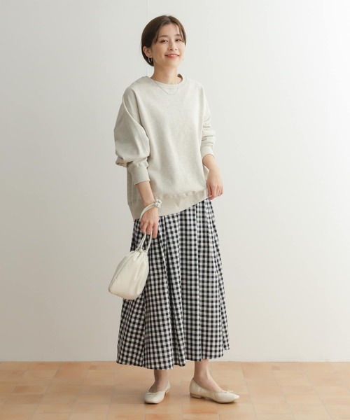 URBAN RESEARCH DOORS（アーバンリサーチドアーズ）の「スウェットクルーネックプルオーバー（スウェット・レディース・ピンク/グレー系その他/チャコールグレー・MEDIUM）」の8枚目の写真