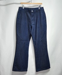 おしゃれスタ（オシャレスタ）の「12オンス デニムセミフレアパンツ【IR】 オーバーサイズ メンズ レディース（デニムパンツ）」