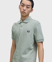 Fred Perry オリーブ ポロシャツ　44 FRED PERRY（フレッドペリー） ポロシャツ 半袖 メンズ ワッフル