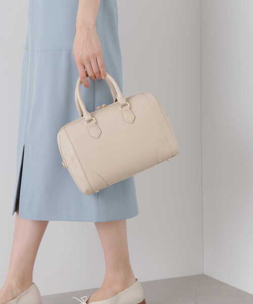 N.（N. Natural Beauty Basic）（エヌエヌナチュラルビューティーベーシック）の「ステッチボストンバッグ（トートバッグ・レディース・ベージュ/ブラック・ﾌﾘ-）」の16枚目の写真