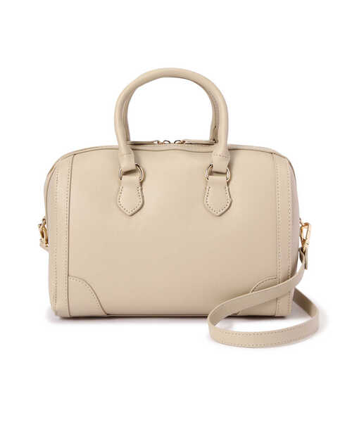 N.（N. Natural Beauty Basic）（エヌエヌナチュラルビューティーベーシック）の「ステッチボストンバッグ（トートバッグ・レディース・ベージュ/ブラック・ﾌﾘ-）」の19枚目の写真