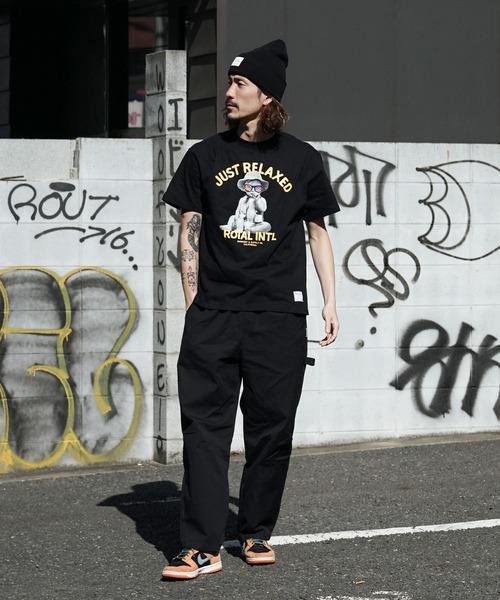 roial(ロイアル)の「DESIGN TEE/ROIAL(ロイアル)半袖Tシャツ(Tシャツ/カットソー・メンズ・ホワイト/ブラック×イエロー/ベージュ/グレー系その他/グリーン・MEDIUM/LARGE/X-LARGE/SMALL)」の13枚目の写真