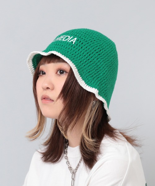 セール】E4906 カギ針ボーダーハット（ニットキャップ/ビーニー）｜RNA