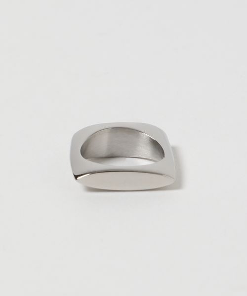 JEANASIS（ジーナシス）の「【ステンレス】スクエアヘンケイリング/185681（ネックレス・レディース・シルバー・MEDIUM/LARGE）」の5枚目の写真