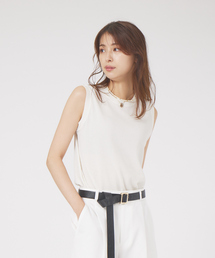 qualite | ツィストテレコノースリーブ(Tシャツ/カットソー)