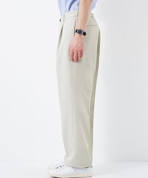 green label relaxing(グリーンレーベルリラクシング)の「ポリエステルツイル 1プリーツ カラーパンツ(その他パンツ・メンズ・ライトブルー/ライトグレー/オレンジ・S/L/M)」の8枚目の写真