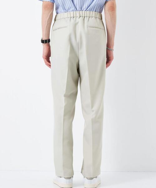 green label relaxing(グリーンレーベルリラクシング)の「ポリエステルツイル 1プリーツ カラーパンツ(その他パンツ・メンズ・ライトブルー/ライトグレー/オレンジ・S/L/M)」の9枚目の写真