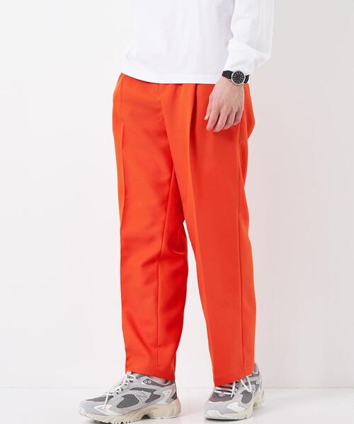 green label relaxing(グリーンレーベルリラクシング)の「ポリエステルツイル 1プリーツ カラーパンツ(その他パンツ・メンズ・ライトブルー/ライトグレー/オレンジ・S/L/M)」の11枚目の写真