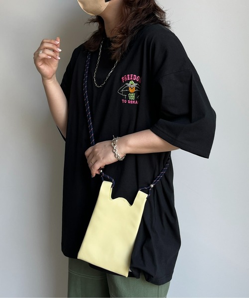 CPCM（シーピーシーエム）の「胸1ポイントヒゲサガラ刺繍T（Tシャツ/カットソー・レディース・グリーン/グレイッシュベージュ/ホワイト/ブラック/ベージュ/グリーン系その他/ホワイト系その他2/ホワイト系その他・LARGE/MEDIUM）」の17枚目の写真