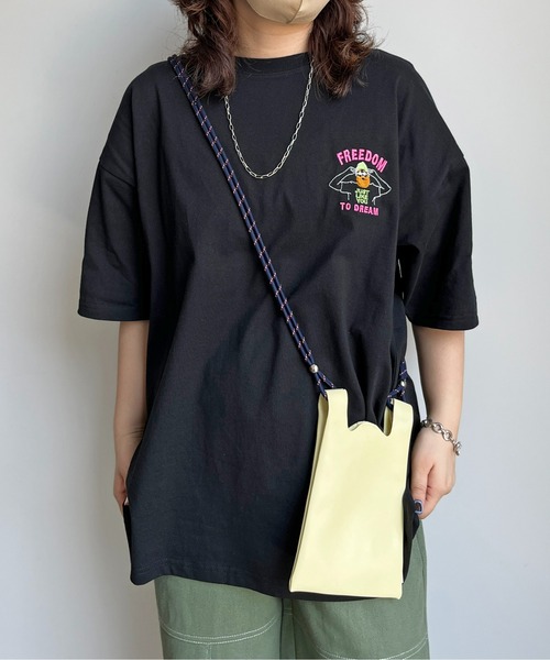 CPCM（シーピーシーエム）の「胸1ポイントヒゲサガラ刺繍T（Tシャツ/カットソー・レディース・グリーン/グレイッシュベージュ/ホワイト/ブラック/ベージュ/グリーン系その他/ホワイト系その他2/ホワイト系その他・LARGE/MEDIUM）」の15枚目の写真