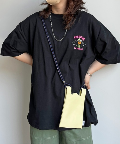 CPCM（シーピーシーエム）の「胸1ポイントヒゲサガラ刺繍T（Tシャツ/カットソー・レディース・グリーン/グレイッシュベージュ/ホワイト/ブラック/ベージュ/グリーン系その他/ホワイト系その他2/ホワイト系その他・LARGE/MEDIUM）」の19枚目の写真