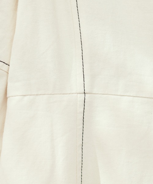 natural couture(ナチュラルクチュール)の「お家で洗える/ランタンスリーブワンピース(ワンピース・レディース・インディゴブルー/ブラック/オフホワイト・SMALL/MEDIUM/LARGE)」の5枚目の写真