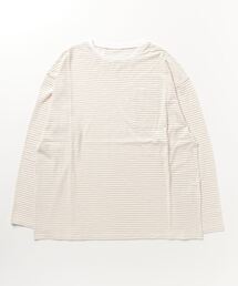 fredy emue | シアーボーダーロンT(Tシャツ/カットソー)