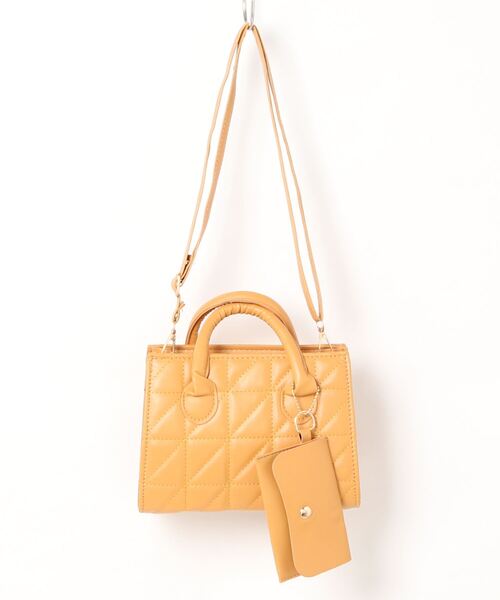 Jasmine Grandiflorum（ジャスミングランディフローラム）の「PUレザーミニショルダーバッグ（ハンドバッグ・レディース・パープル/グリーン/ホワイト/ブラック/イエロー・FREE）」の14枚目の写真