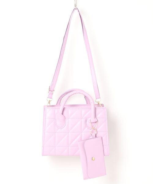 Jasmine Grandiflorum（ジャスミングランディフローラム）の「PUレザーミニショルダーバッグ（ハンドバッグ・レディース・パープル/グリーン/ホワイト/ブラック/イエロー・FREE）」の13枚目の写真