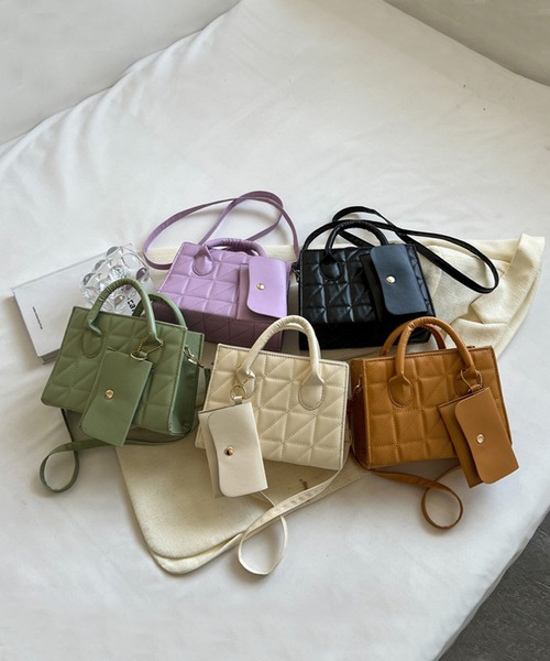 Jasmine Grandiflorum（ジャスミングランディフローラム）の「PUレザーミニショルダーバッグ（ハンドバッグ・レディース・パープル/グリーン/ホワイト/ブラック/イエロー・FREE）」の15枚目の写真