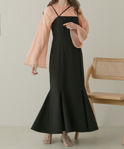 Ambre Neige(アンブルネージュ)の「【リボン取り外し可能】ボウタイシアーチュニックブラウス/【WEB/EC限定商品】(シャツ/ブラウス・レディース・アイボリー/ピンク/ダークブラウン・FREE)」の16枚目の写真