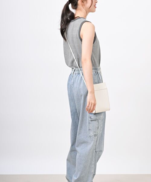 rps（アールピーエス）の「ジャガードタンクトップ（タンクトップ・レディース・ブラック/ブルーグリーン/グレー/グリーン系その他/モカ/ラベンダー/グリーン・フリー）」の11枚目の写真