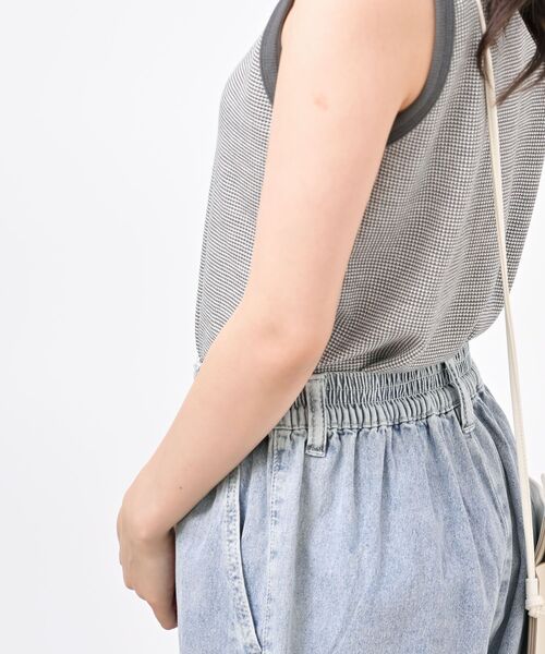 rps（アールピーエス）の「ジャガードタンクトップ（タンクトップ・レディース・ブラック/ブルーグリーン/グレー/グリーン系その他/モカ/ラベンダー/グリーン・フリー）」の15枚目の写真