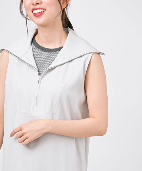 rps（アールピーエス）の「ジャガードタンクトップ（タンクトップ・レディース・ブラック/ブルーグリーン/グレー/グリーン系その他/モカ/ラベンダー/グリーン・フリー）」の17枚目の写真