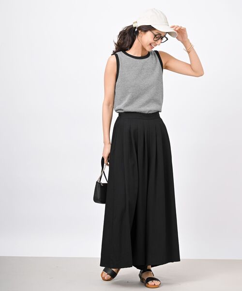 rps（アールピーエス）の「ジャガードタンクトップ（タンクトップ・レディース・ブラック/ブルーグリーン/グレー/グリーン系その他/モカ/ラベンダー/グリーン・フリー）」の18枚目の写真