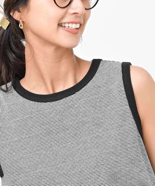 rps（アールピーエス）の「ジャガードタンクトップ（タンクトップ・レディース・ブラック/ブルーグリーン/グレー/グリーン系その他/モカ/ラベンダー/グリーン・フリー）」の22枚目の写真