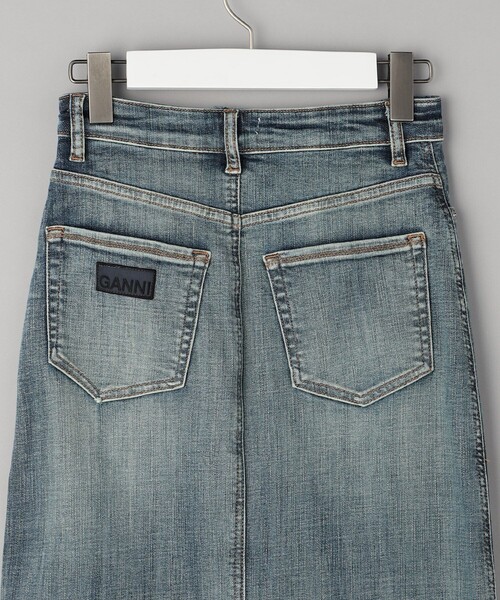 ガニーGANNI TINT EDGE DENIM MAXI SKIRT