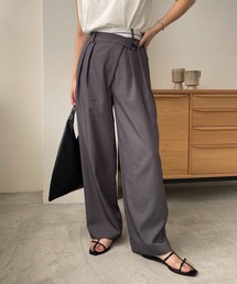 CAPRICIEUX LE'MAGE | アシメラインベルトパンツ(その他パンツ)