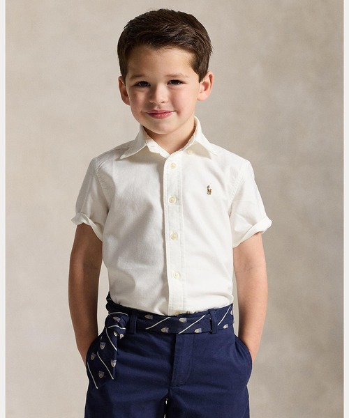 Ralph Lauren バーリーシャツセット コットン オックスフォード ショートスリーブ シャツ（シャツ/ブラウス