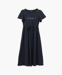 アニエスベー ジップアップ  ジャージーカットソー チュニックワンピース アニエスベー ジップアップ ジャージーカットソー チュニック