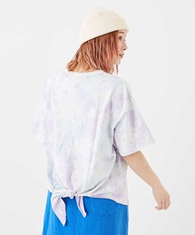 CUBE SUGAR（キューブシュガー）の「タイダイカットソーバックリボンクルーネックTシャツ（Tシャツ/カットソー）」